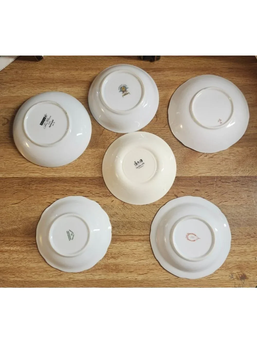 6- Mismatched Floral Fine China ~5.5
